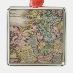Ierland 2 metalen ornament