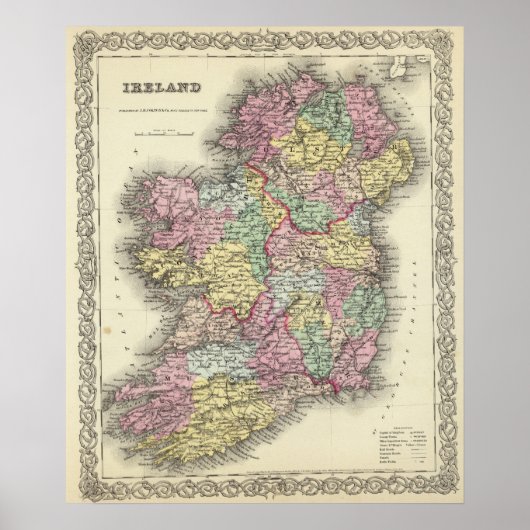 Ierland 4 poster (Voorkant)