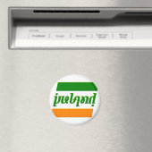 'Ierland' Ambigram Magneet (Insitu (Vaatwasser))