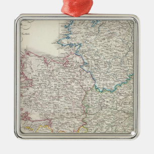Ierland Atlas-kaart Metalen Ornament