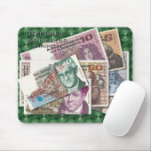 Ierland Bankbiljetten Mousepad Muismat (Met muis)