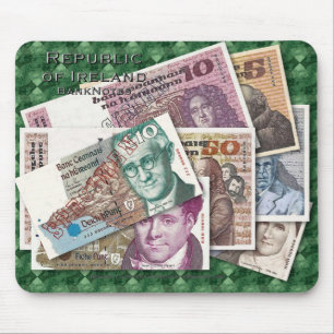 Ierland Bankbiljetten Mousepad Muismat