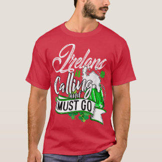Ierland belt en ik moet naar de Ierse bijen gaan. T-shirt