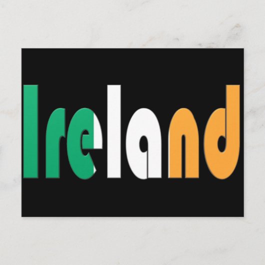 Ierland Briefkaart (Voorkant)