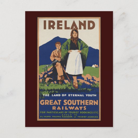Ierland Briefkaart (Voorkant)