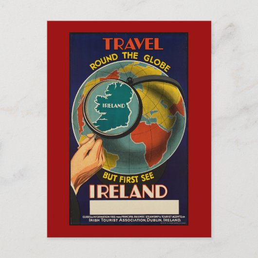 Ierland Briefkaart (Voorkant)