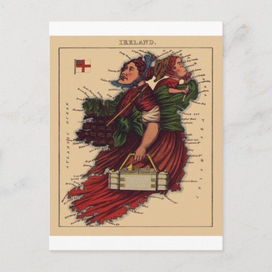 Ierland Briefkaart (Voorkant)