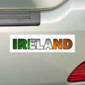 Ierland Bumpersticker (Op auto)