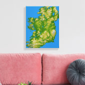 Ierland Canvas Afdruk (Insitu (Woonkamer))