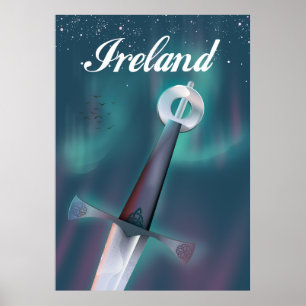 ierland celtic sword poster