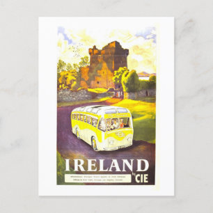  Ierland CIE Travel Poster Briefkaart