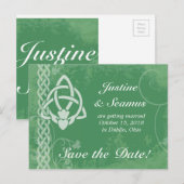 Ierland Claddagh Aankondigingskaart (Voorkant / Achterkant)