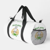 Ierland Claddagh Ring & Shamrocks gepersonaliseerd Plunjezak (Rechterhoek)