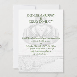 Ierland Cliffs of Moher & Irish Claddagh Ring Invi Kaart