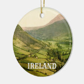 Ierland County Antrim scène Keramisch Ornament (Links)