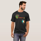 Ierland County Carlow Dark T Shirt (Voorkant volledig)
