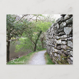 Ierland, County Cork, Stone Wall, Photography, Briefkaart