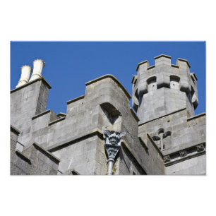 Ierland, County Kilkenny, middeleeuws kasteel. Foto Afdruk