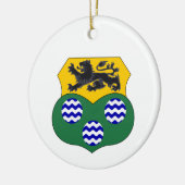 Ierland County Leitrim Kerstversier Keramisch Ornament (Links)