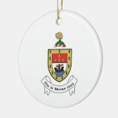 Ierland County Mayo Kerstversier Keramisch Ornament (Links)