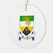 Ierland County Offaly kerstversiering Keramisch Ornament (Links)