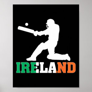 Ierland Cricket Fan Jersey 2025 Iers Cricket Poster