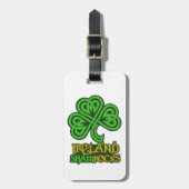 Ierland custom bagagelabel (Voorkant verticaal)