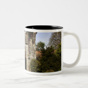 Ierland, de ommuurde tuin van Dromoland Castle Tweekleurige Koffiemok
