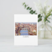Ierland Dublin River Liffey (St.K.) Briefkaart (Staand voorkant)