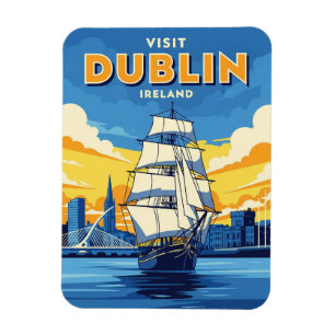 Ierland Dublin Tall Ship Magneet