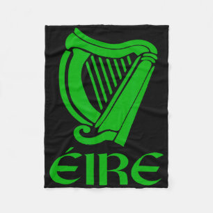 Ierland Eire Eireann Ierse trots Gaelische harp St Fleece Deken
