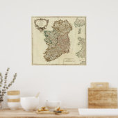 Ierland en Engeland Poster (Keuken)