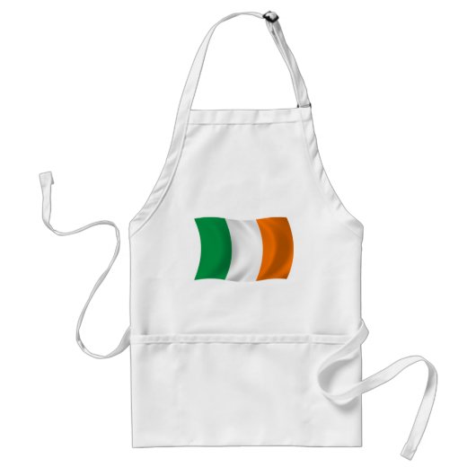 Ierland Flag Apron Standaard Schort (Voorkant)