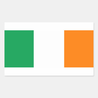 IERLAND FLAG RECHTHOEKIGE STICKER