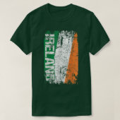 IERLAND Flag  Retro Irish T-shirt (Design voorkant)
