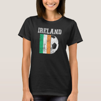 Ierland Flag Soccer Futbol Football T-shirt
