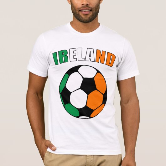 Ierland Footy (Light) T-shirt (Voorkant)