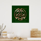 IERLAND FOREVER Celtic Knot Wall print (Keuken)