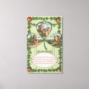 Ierland Forever - Cork en Killarney Castles Canvas Afdruk