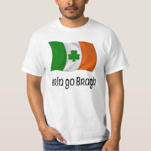 Ierland Forever Erin Go Bragh Iers Gezegde T-shirt