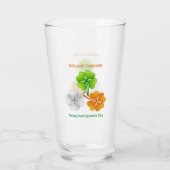 Ierland Forever Lucky Shamrock Glas (Achterkant)