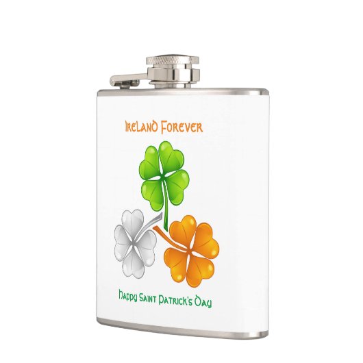 Ierland Forever Lucky Shamrock Heupfles (Links)