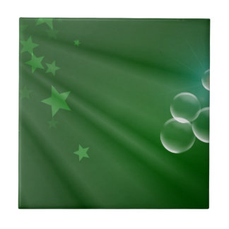 Ierland Green Pattern Art Peace Love Destiny Tegeltje