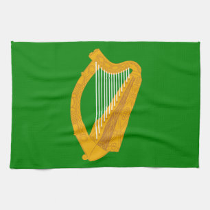 Ierland groene harpvlag het Iers Theedoek