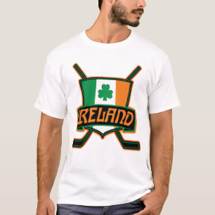 Ierland ijskap T-shirt met naam en nummer