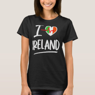 Ierland Ik hou van Ierland I hart Ierland T-shirt