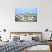Ierland, Inishmore, Aran Island, Dun Aengus Fort Canvas Afdruk (Insitu (Slaapkamer))