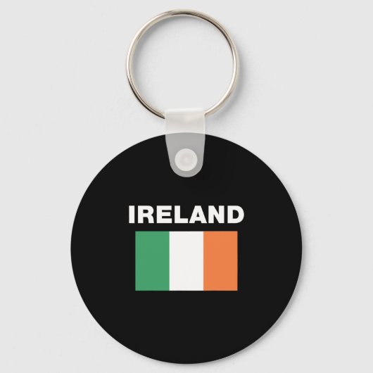 Ierland Irish Flag Heritage Sleutelhanger (Voorkant)