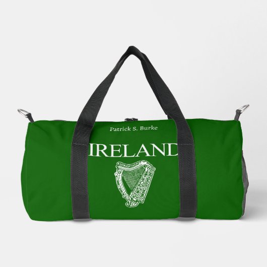 ⭐IERLAND - Irish Harp gepersonaliseerd Plunjezak (Voorkant)