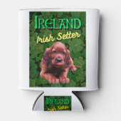 Ierland Irish Setter Clovers Shamrocks Blikjeskoeler (Voorkant)